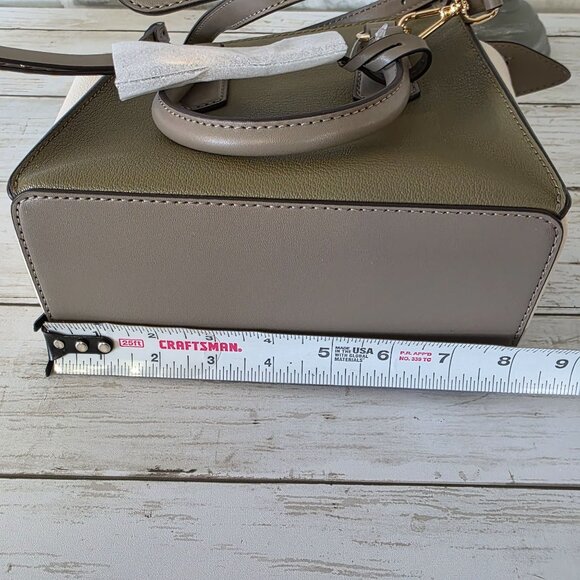 Michael Kors Marilyn Small Color Block Saffiano Leather Messenger Bag NEW - Picture 6 of 15